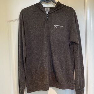 Gray Zip Up Sweater with Comfortable Fit